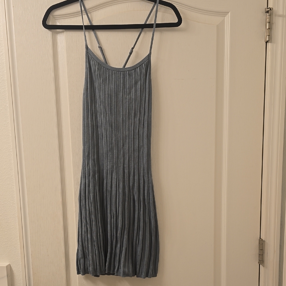 Fbercrombie and Fitch stretch Pleated Dress